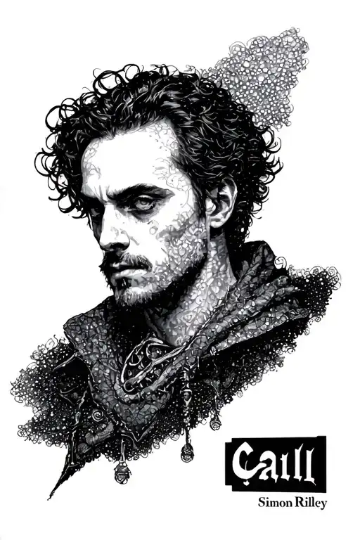 Simon 'Ghost' Riley from Call tattoo design idea