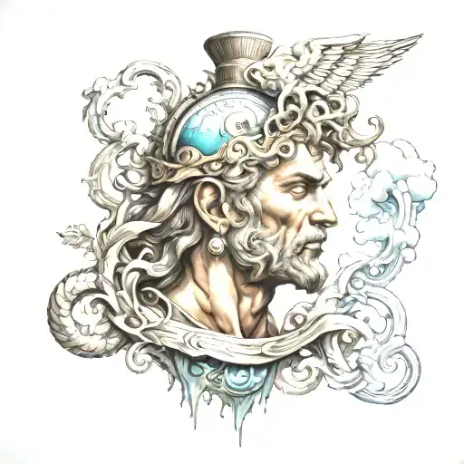 gods Olympus tattoo design idea