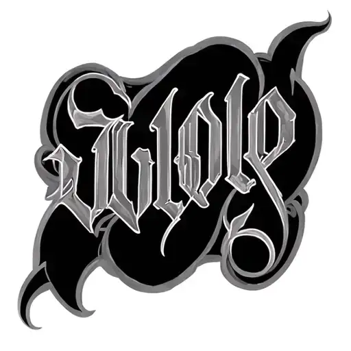 Two Word Ambigram Generator tattoo design idea