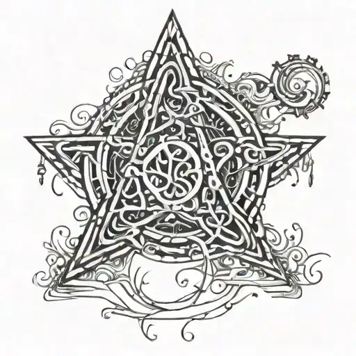 boredom symbol tattoo design idea