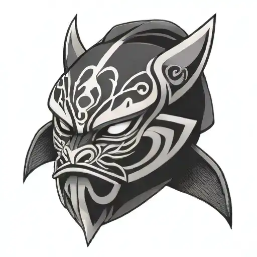 Anbu Mask tattoo design idea