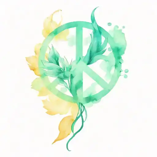 peace protection prosperity tattoo design idea