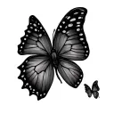butterfly perfectly imperfect tattoo design idea