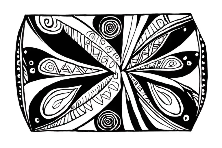 Tatto design related to ethiopian culture. the placement will be an ankle band with medium width.  tattoo design idea