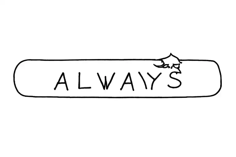 always harry potter tattoo design idea