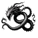 Horrifyingly terrible global Hydra tattoo design idea