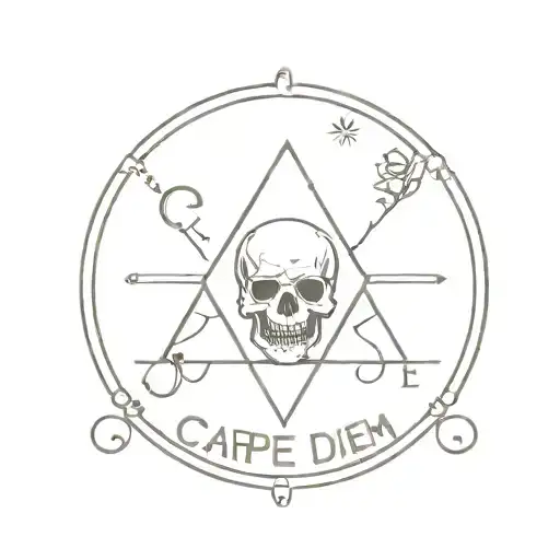 carpe diem,memento mori forearm tattoo tattoo design idea