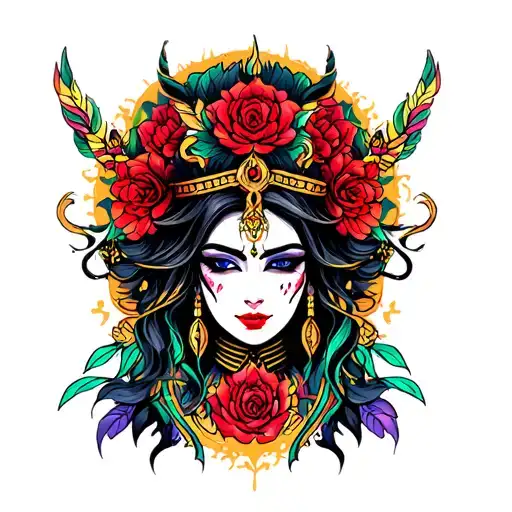 Kali tattoo design idea
