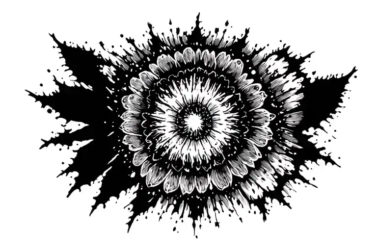 inkblot test tattoo design idea