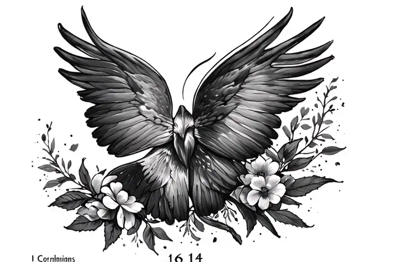 1 Corinthians 16:14 tattoo design idea