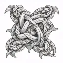 Gordian Knot tattoo design idea