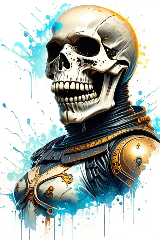 fortnite skull trooper tattoo design idea
