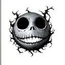 Zero Nightmare Before Christmas tattoo design idea