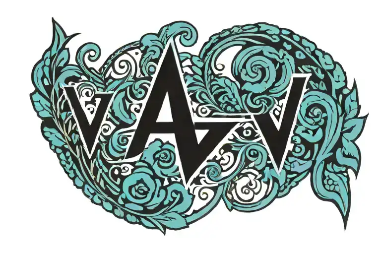 Hebrew number tattoo design idea