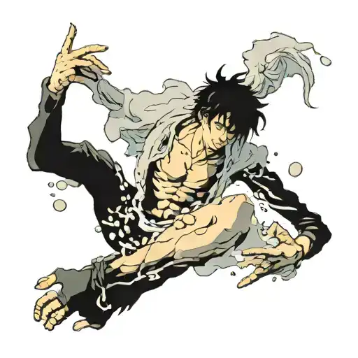 sandman neil gaiman letting sand falling tattoo design idea