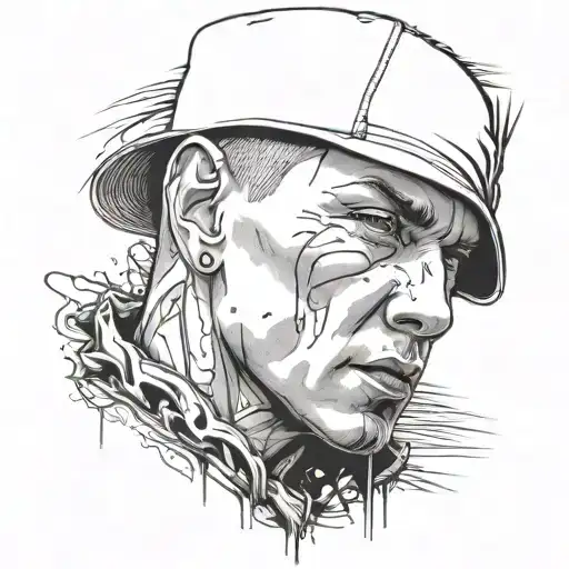 Eminem tattoo design idea