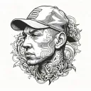 Eminem tattoo design idea