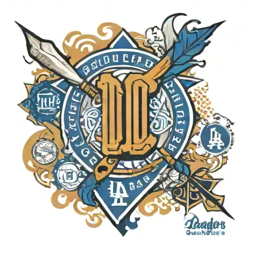 dodgers World Series 2024 tattoo design idea