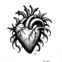 Ego > Heart shape tattoo design idea