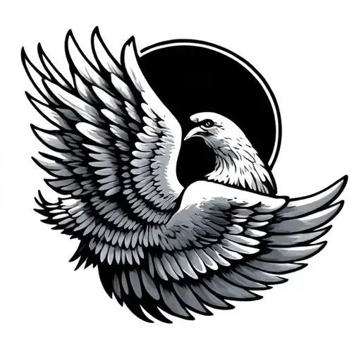 Navy Wings tattoo design idea