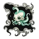 bb squid baby boy tattoo design idea