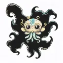 bb squid baby boy tattoo design idea