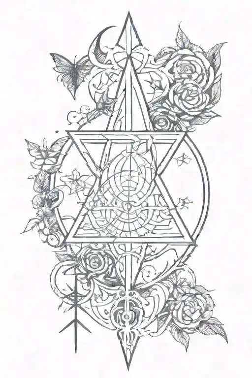 witchcraft inspired tattoo tattoo design idea