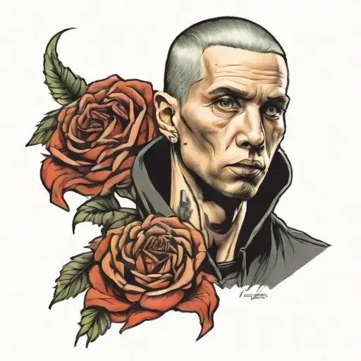 Eminem album covers tattoo design idea