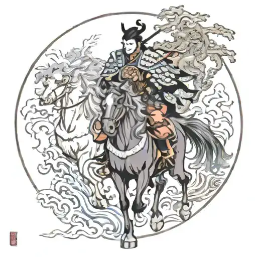 The Four Horsemen of the Apocalypse tattoo design idea