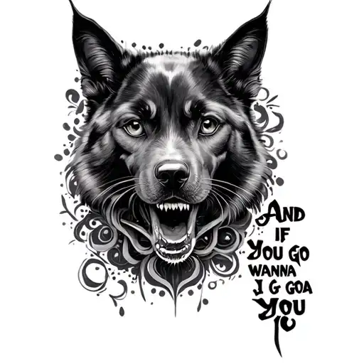 And If You Go I Wanna Go You tattoo design idea