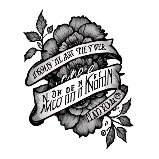 Noah Kahan lyrics tattoo design idea