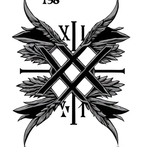 1978 Roman Numerals tattoo design idea