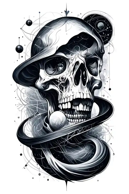 quantum physics tattoo design idea