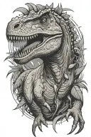 dinosaur tattoo design idea