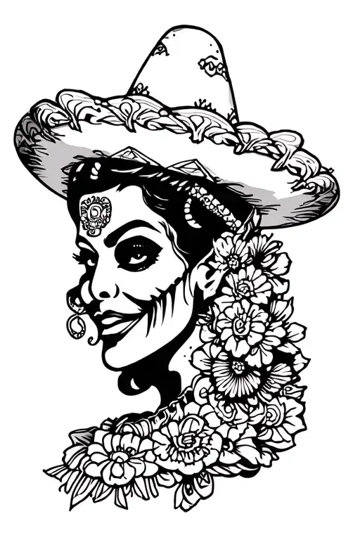 Mexican tattoo design idea