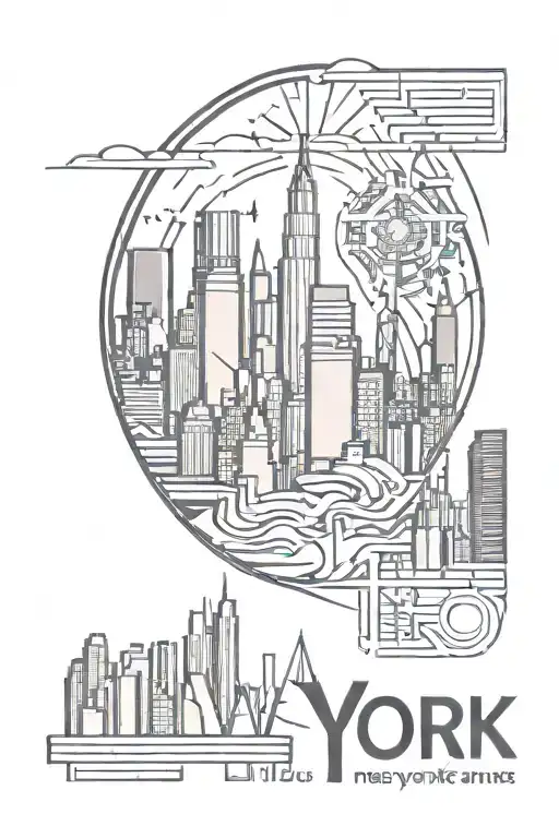 90s new york hip hip tattoo design idea