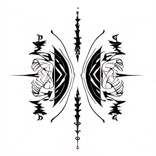 Gemini and Aquarius tattoo design idea