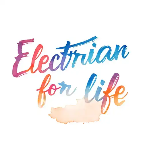 "Electrician for life" Electrician theam arm sleve tattoo design idea