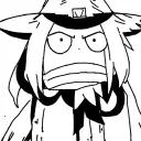 henbo henning in a shaman king drawing  style tattoo design idea