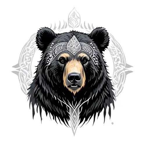 Bear Spirit tattoo design idea