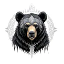 Bear Spirit tattoo design idea