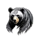 Bear Spirit tattoo design idea