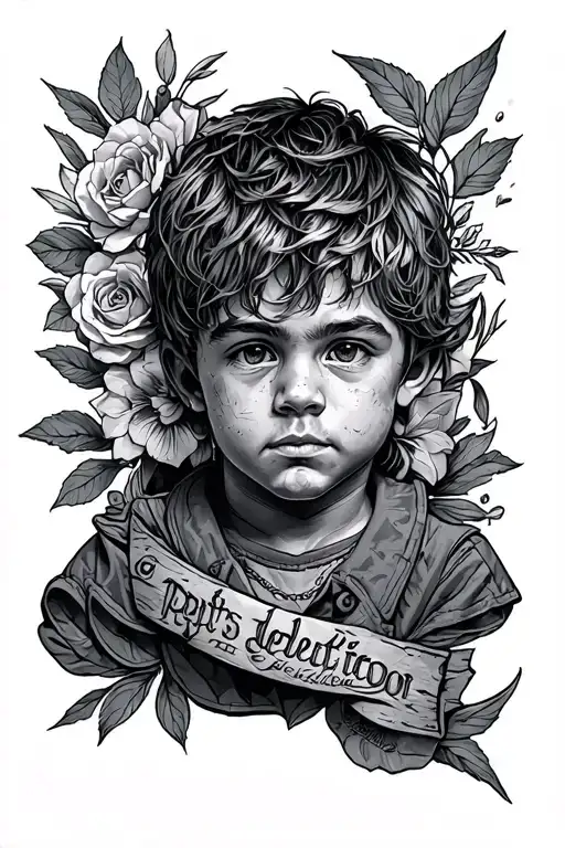nephew dedication tattoo design idea