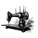 sewing machine tattoo design idea