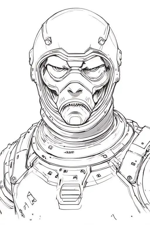 Space tattoo design idea