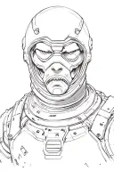 Space tattoo design idea