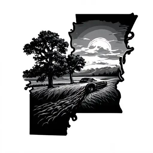 Nebraska tattoo design idea
