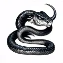 king cobra tattoo design idea