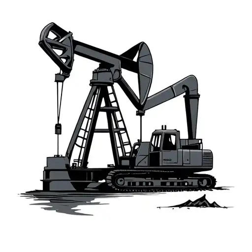 Oilfield tattoo design idea