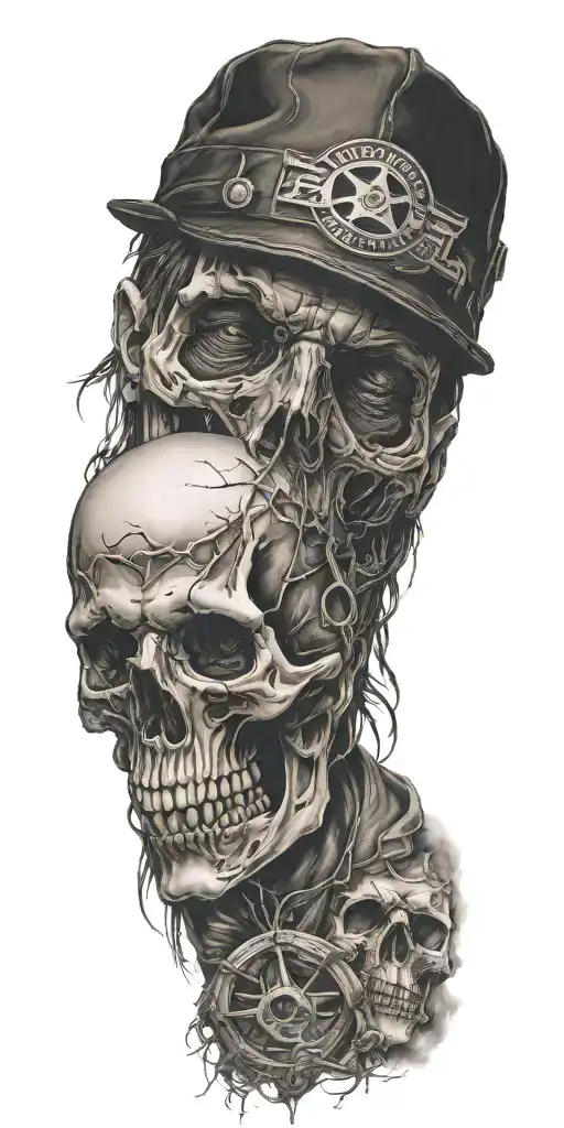 a dead anarchist, a sign of anarchy tattoo design idea